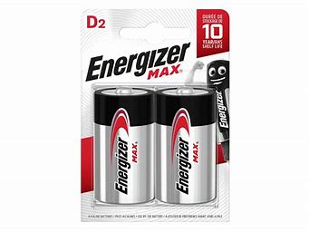 ENERGIZER MAX BATTERIES D TWIN PACK