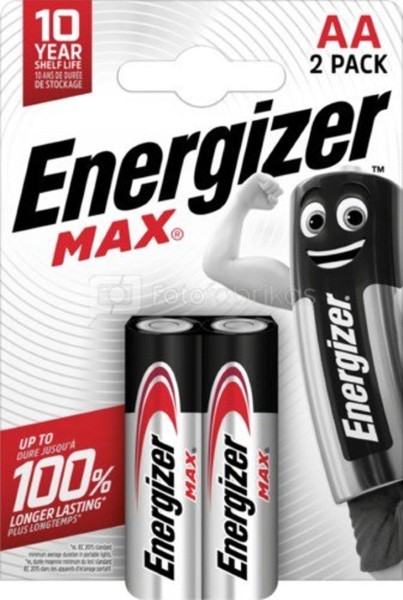 ENERGIZER BATTERIES MAX AA (2PCS)
