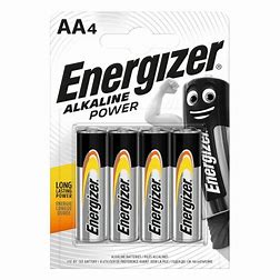 ENERGIZER ALKALINE POWER AA BATTERIES 4 PACK