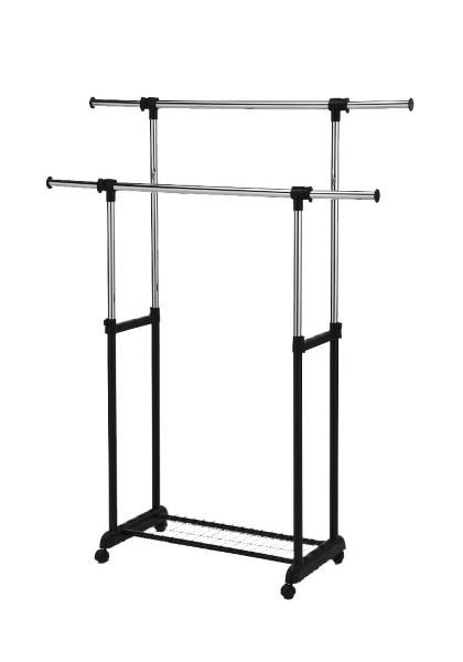 TIDDY GARMENT RACK 90-150X44X90-170CM