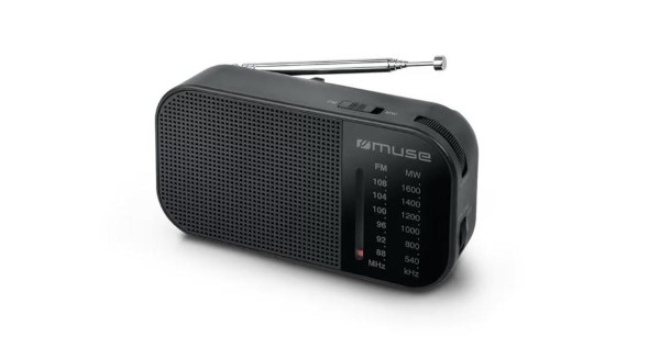 MUSE FM POCKET RADIO - BLACK