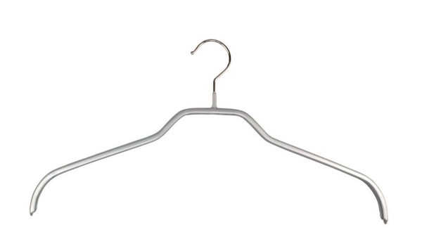 MAWA CLOTHES HANGER SILHOUETTE SILVER 2PCS