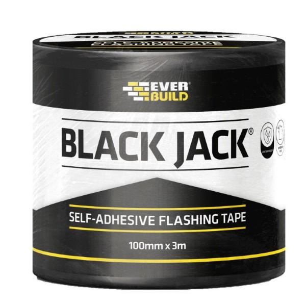 EVER BUILD BLACK JACK TAPE 100MMX3M
