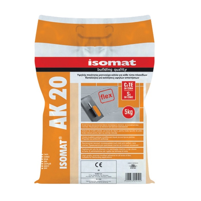 ISOMAT AK-20 TILE ADHESIVE WHITE 5KG