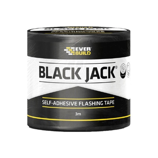 EVER BUILD BLACK JACK TAPE 150MMX3M