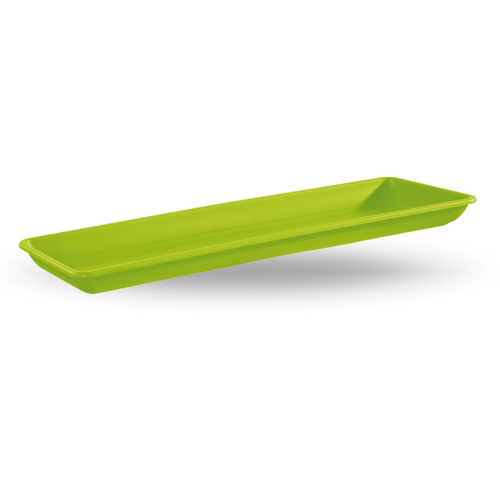 VECA PLASTIC PLATE RECTANGULAR 50X20CM GREEN
