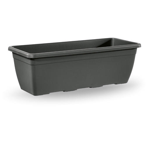 VECA PLASTIC POT RECTANGULAR 60X20X16CM ANTHRACITE