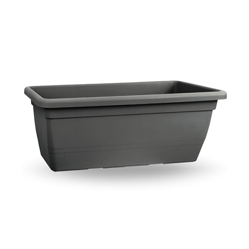 VECA PLASTIC POT RECTANGULAR 50X25X22.5CM ANTHRACITE
