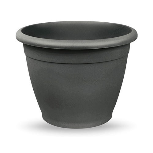 VECA PLASTIC POT ROUND 35X26CM ANTHRACITE