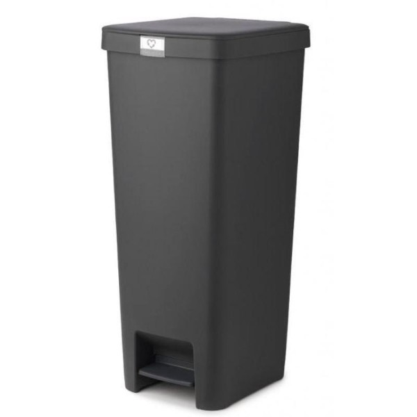 BRABANTIA STEPUP PEDAL BIN 40L - DARK GREY
