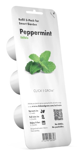 CLICK &amp; GROW SGR22X3 PEPPERMINT PLANT PODS 3PCS