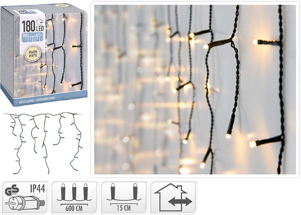 LED ICICLE 180 WW OUTDOOR