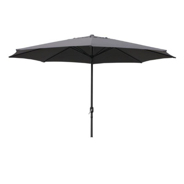 MARKET ALUMINIUM UMBRELLA 4M GREY