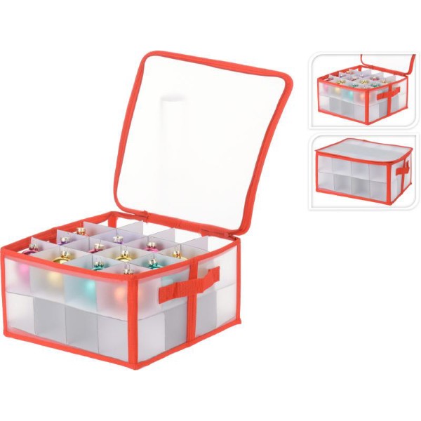 CHRISTMAS ORNAMENTS STORAGE BOX
