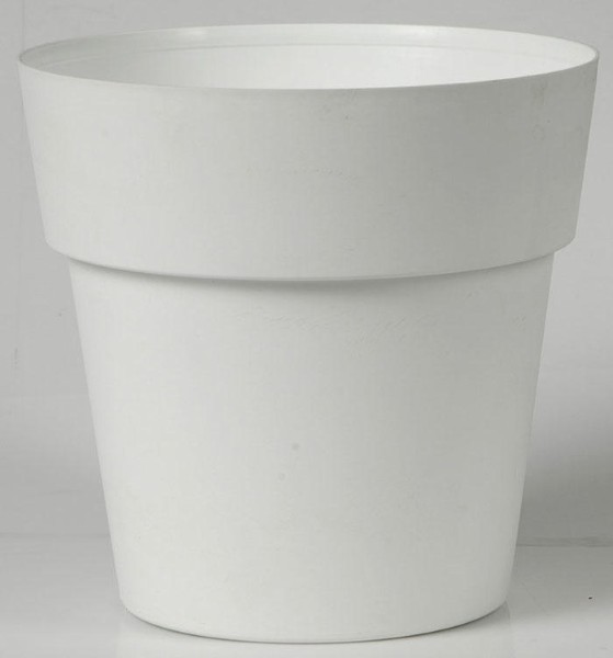 VIOMES LINEA BASIC SMALL POT 11X10.5CM 0.6LTR WHITE NO RING