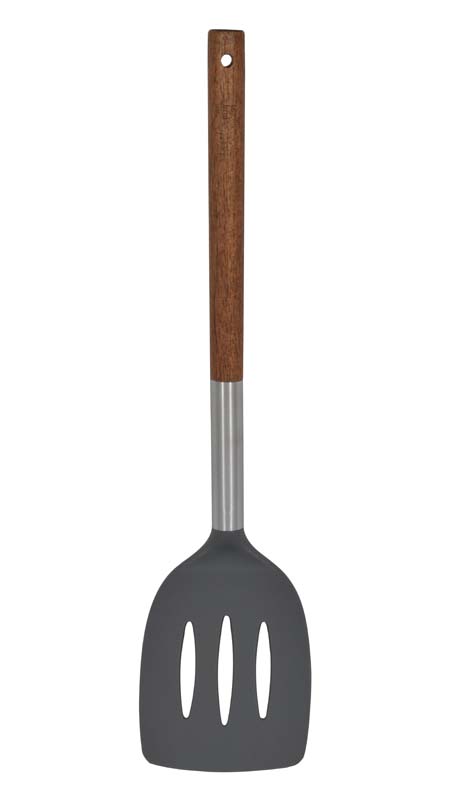 ESTIA STONE SLOTTED SPATOULA WOODEN