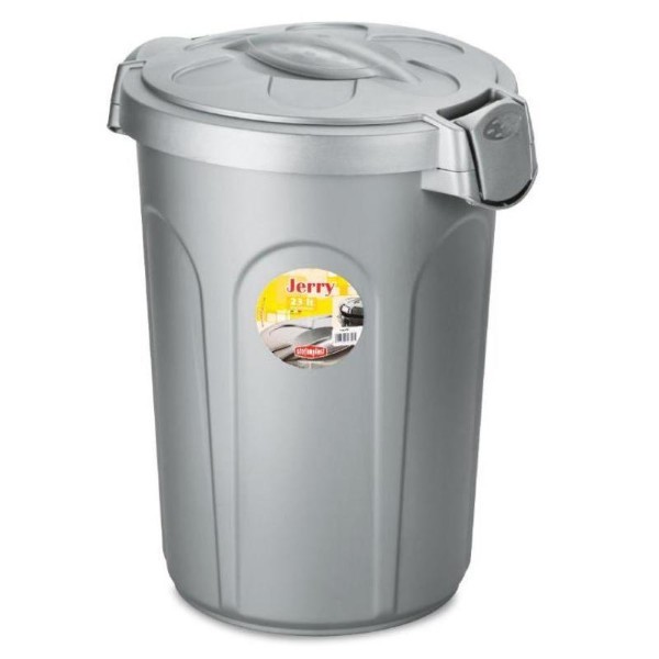 STEFANPLAST JERRY GARBAGE BIN 23L - GREY