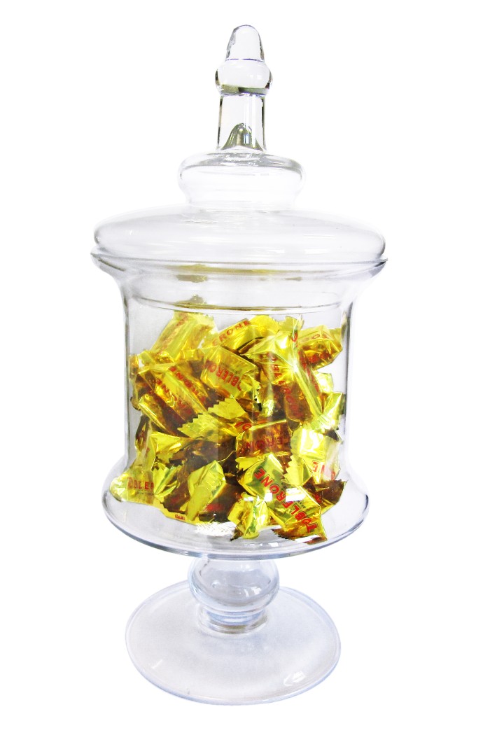 LIFESTYLE CANDY JAR SMALL WITH LID 15X34CM
