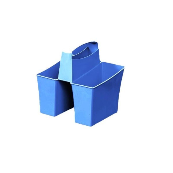 LAMAPLA PLASTIC BASKET FOR CUTLERY - BLUE