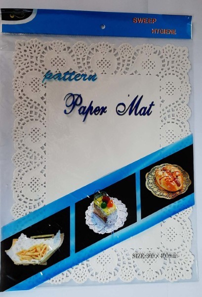TABLE PAPER MATS 12PCS OBLONG SMALL