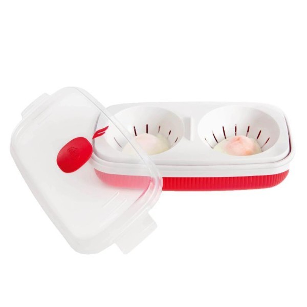 SNIPS EGG POACHER AND MICROWAVABLE OMELETTE MAKER 750ML