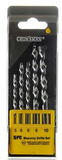 CROWNMAN 5PCS SET CONCRETE DRILLS