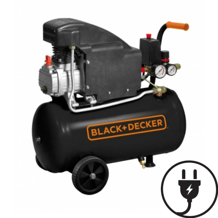 BLACK &amp; DECKER BD160/24 OIL AIR COMPRESSOR 1,5HP 24L 8BAR