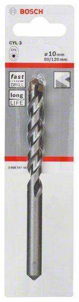 BOSCH CYL-3 CONCRETE DRILL  10 X 80 X 120 MM, D 9 MM