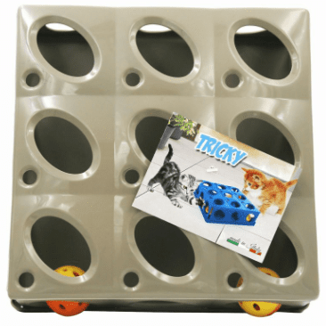 GΕORPLAST TRICKY CAT TOY WITH 2 BALLS