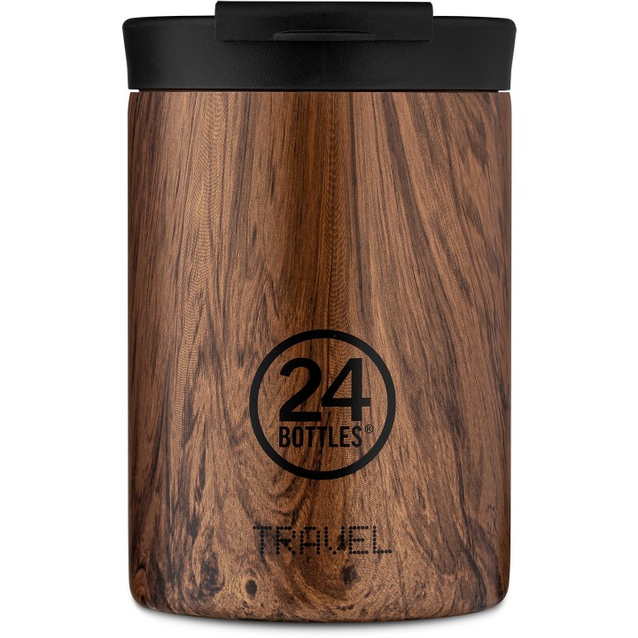 24 Bottles Tumbler Wood Colour Stainless Steel 330Ml