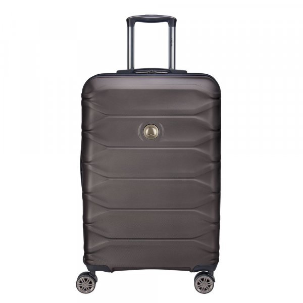 Delsey Meteor 67cm Expandable – Capuccino 4 Wheel Hard Suitcase 68cm x 44cm x26.5/29.5cm