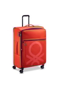 Color Block 76 Expandable Luggage Red - 76 x 51 x 32 cm
