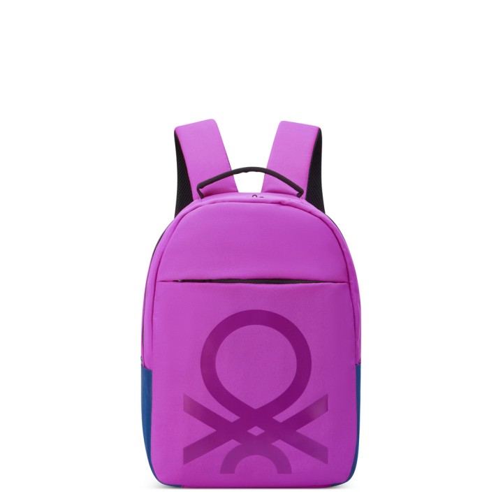 Delsey Paris x United Colors of Benetton - Fabrica - Backpack 15.6 Inch Laptop Compartment - Purple