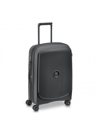 Belmont+ Hard Suitcase Slim Black Colour Luggage  55X40X20Cm