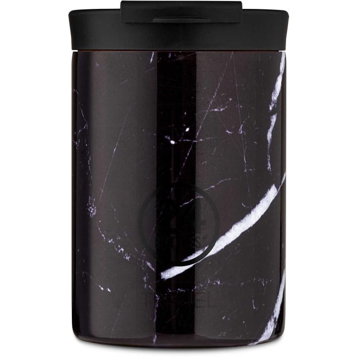 24 Bottles Tumbler Black Marble Colour Stainless Steel 330Ml