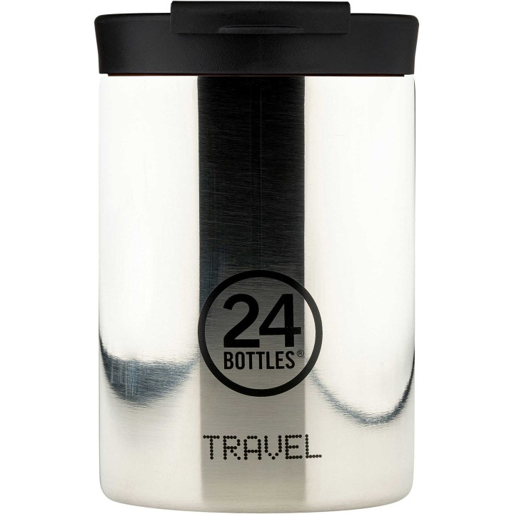 24 Bottles Tumbler Platinum Colour Stainless Steel 330Ml