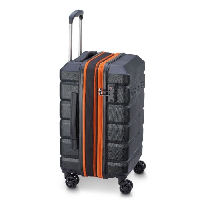 Citadel 70 Expandable Spinner Luggage Black - 70 x 47 x 29 cm