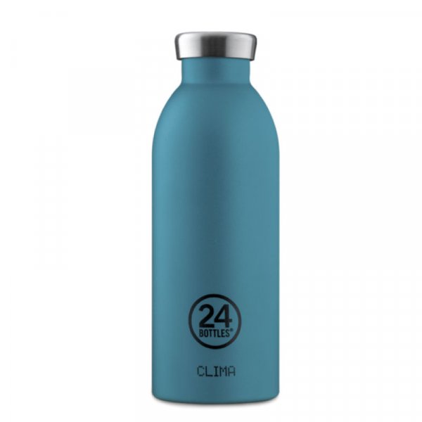 24 Bottles Clima Stainless Steel Water Bottle 500Ml Stone Atlantic Bay - Thermos
