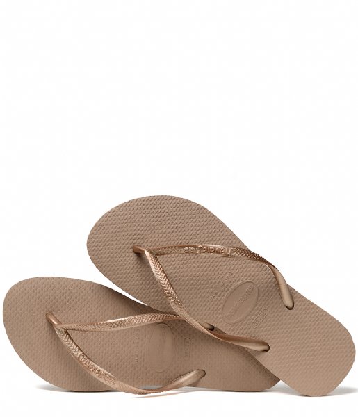 Havaianas Slim Rose Gold Colour Size  41-42