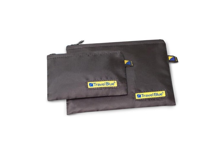 Travel Blue RFID Pockets - Set of Secure Sleeves