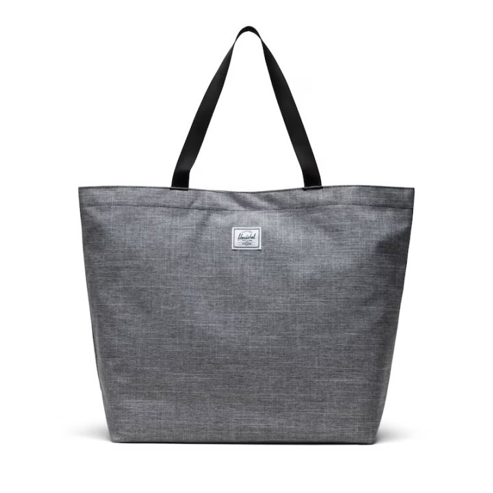 Herschel Classic Tote Bag Grey Raven Crosshatch