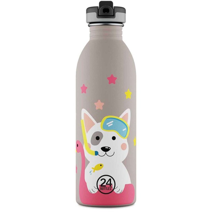 24Bottles Urban Bottle 500ML – Lightweight Reusable Water Bottle – Lucky Dog - Thermos