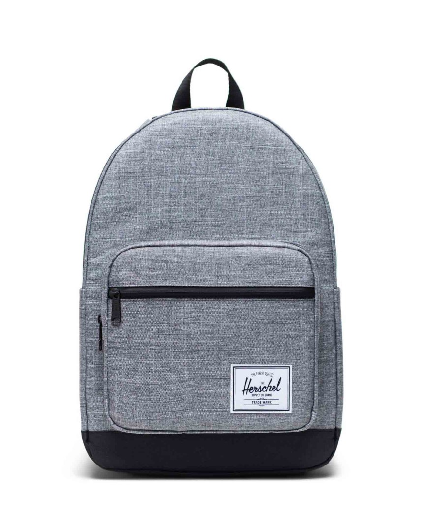 Herschel Pop Quiz Raven Crosshatch Design