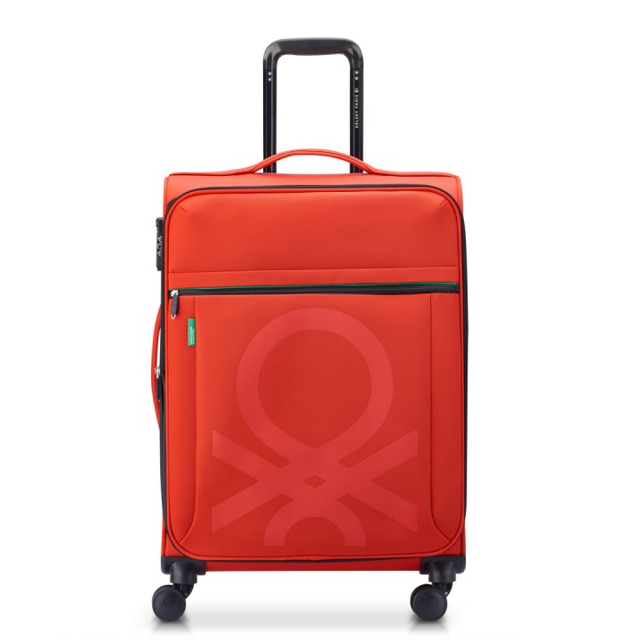 Color Block 66 Expandable Luggage Red - 66 x 45 x 29 cm