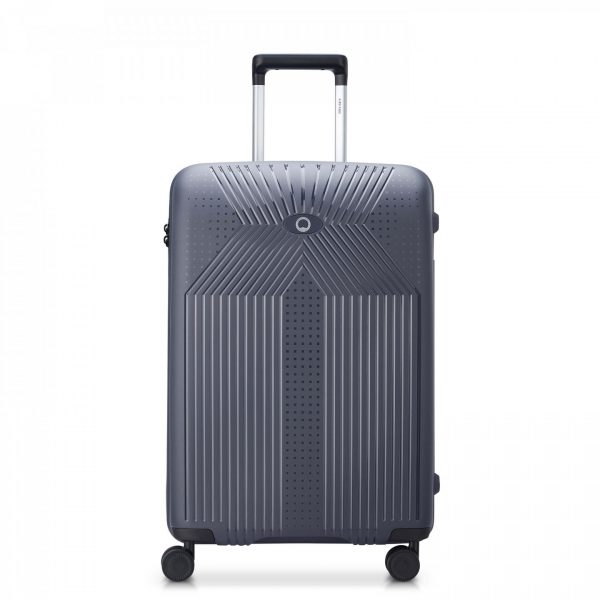 Delsey Ordener 66 – Anthracite 4 Wheel Hard Suitcase 66cm x 43.5cm x 25.5cm