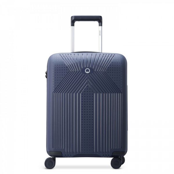Delsey Ordener 55 Slim – Blue 4 Wheel Hard Suitcase 55cm x 40cm x 20cm