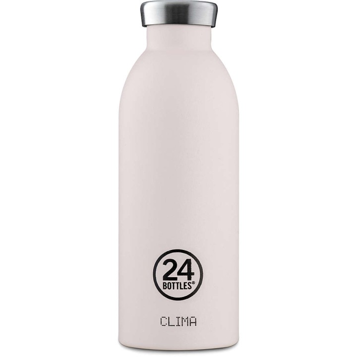 24 Clima Bottle Stone Rose Colour Stainless Steel 500Ml