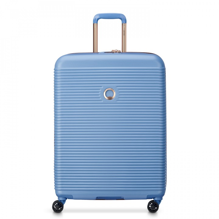 Delsey Freestyle 67 4DW – Sky Blue 4 Wheel Hard Suitcase 66.5cm x 44cm x 28.5cm