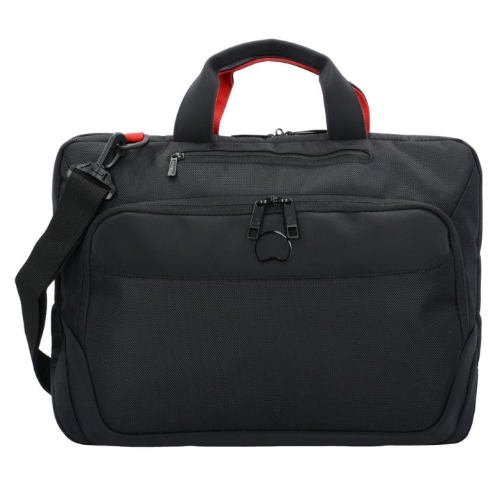 Delsey Parvis + 2Cpt Satchel  Black Colour 15,6″