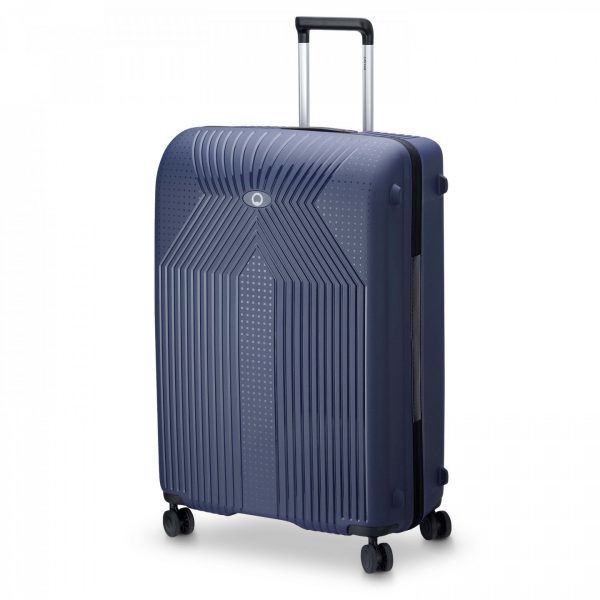 Desley 8 Wheels Soft Suitcase Blue Colour 77X51X30Cm